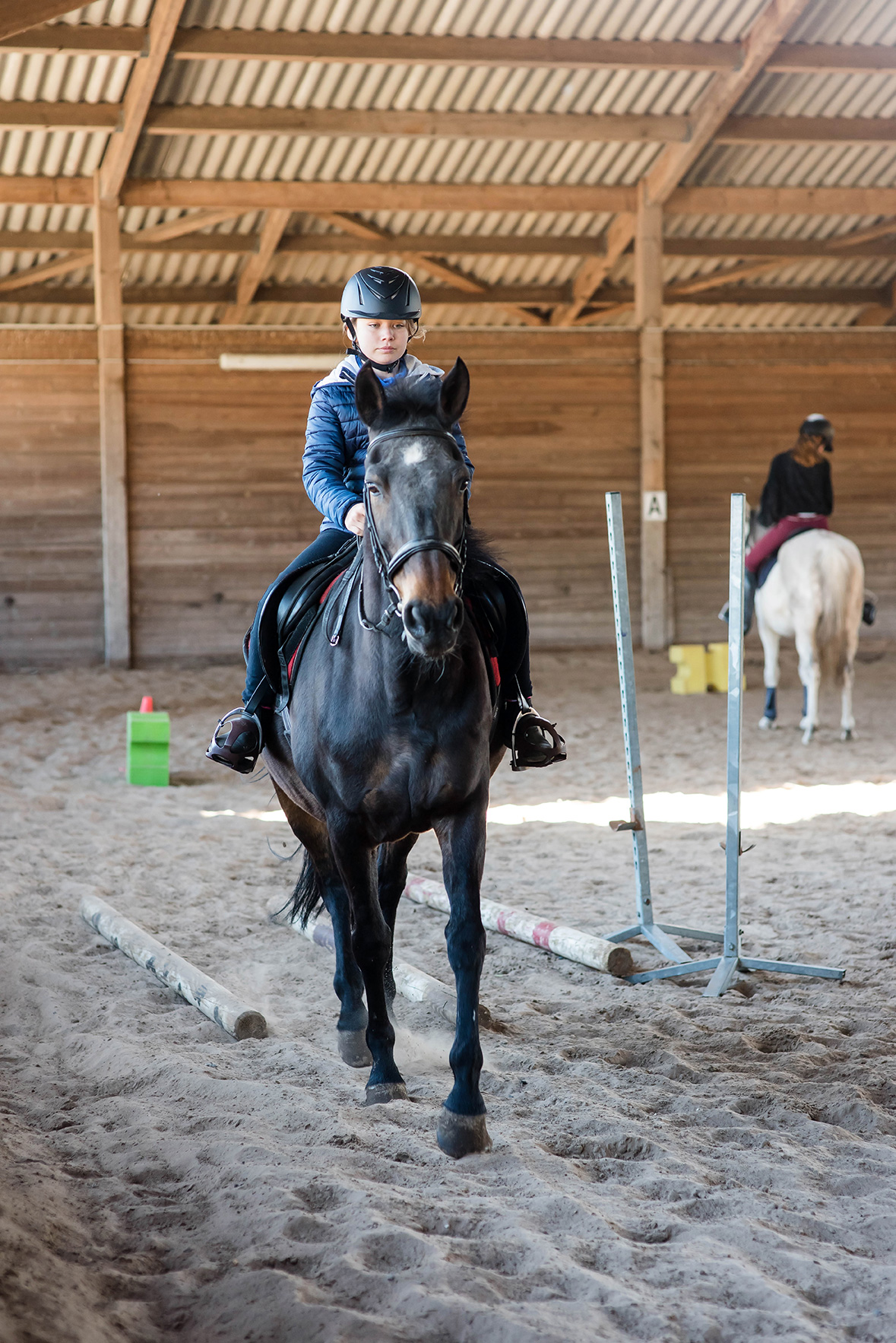 horse riding